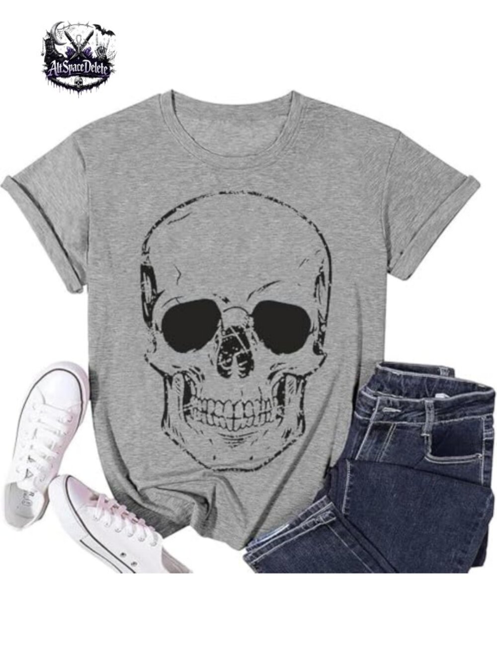 Funny Halloween Graphic T-Shirt Women Cotton Short Sleeve Crew Neck Tee